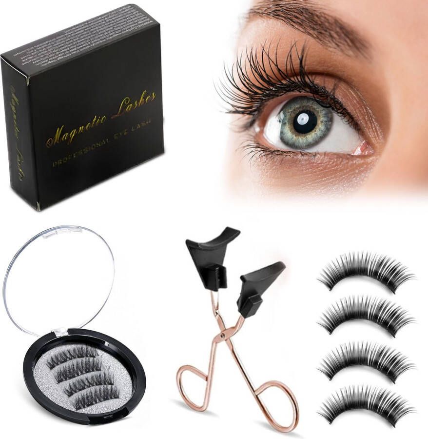 Merkloos Magnetische Nep Wimpers met Applicator Magnetic Fake Lashes Valse Wimpers Fake Lashes Wimper Extension – Nepwimpers – Wimper extensions