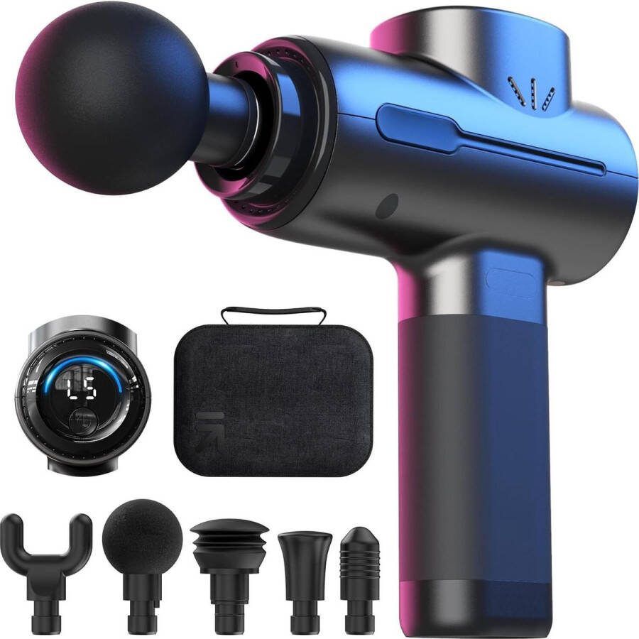 'merkloos'' Massage Gun Massage Apparaat Relax Spierherstel Sport Accessoires Meerdere Standen Draadloos