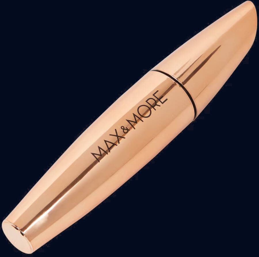 Merkloos Max&more volume mascara zwart 201 black flexibele borstel 11ml