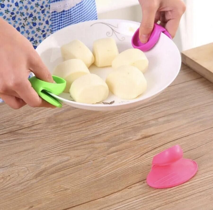 'merkloos'' isolerende handschoenen 1 st dikker bakken siliconen oven mitts magnetron handschoen warmte- Roze- isolatie antislip grepen kom pot clips keuken gadgets Duurzaam en gemakkelijk schoon te maken anti slip oven handschoen Airfyer handschoen