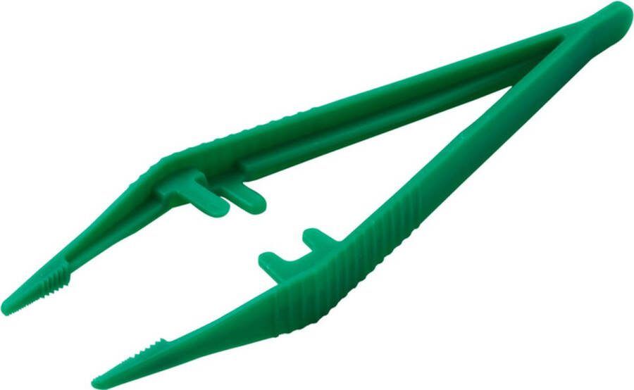 'merkloos'' Pincet Epileer Groen Pincetten wenkbrouw splinters set van 4 stuks