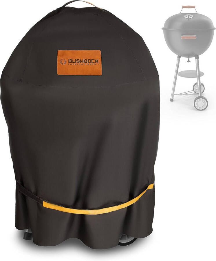Merkloos Premium hoes voor barbecueroosters met Ø tot 62 cm loodklinknagel ronde afdekhoes met speciale coating beschermhoes voor grillkap kleurecht scheurvast en waterdicht