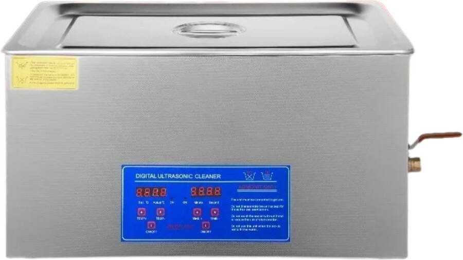 Merkloos Quihob Ultrasone Reiniger Juwelen Reiniger Reinigingsbak Veelzijdig gebruik 15 Liter