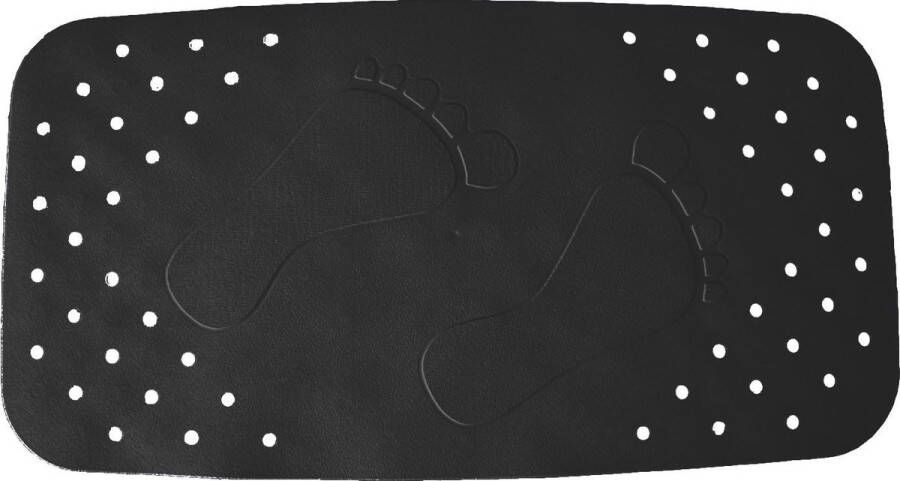 Merkloos Ridder 'Plattfuß' Flatfoot 670700-350 Badmat 38 x 72 cm Zwart