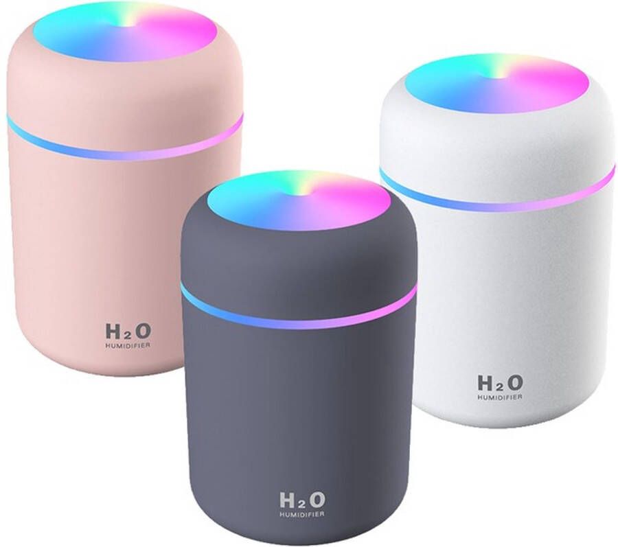 Merkloos RNDM GOODS H2O Humidifier 300ML – Luchtbevochtiger Roze