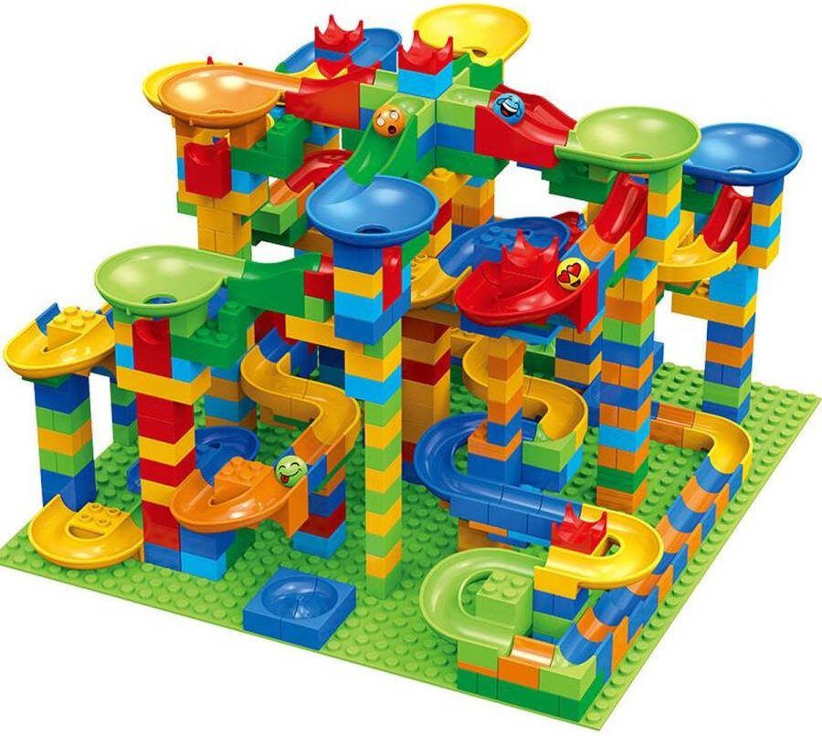 Merkloos Smartstock Store Knikkerbaan Kinderen 168 onderdelen past op lego geen duplo