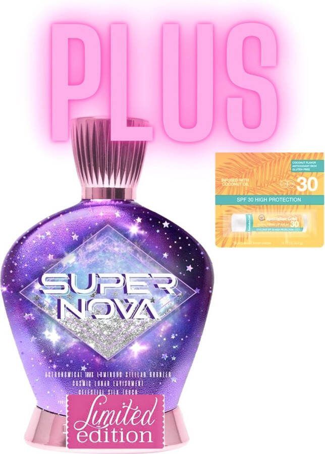 Merkloos Super Nova 400 ml Nieuw plus Lippenbalsem