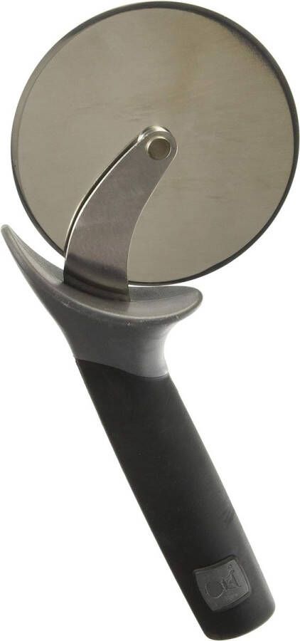 'merkloos'' Weber Pizzasnijder Voor De Barbecue En De Keuken Keukengerei & Barbecuegereedschap Slipvrij Handvat Zilver (6690)