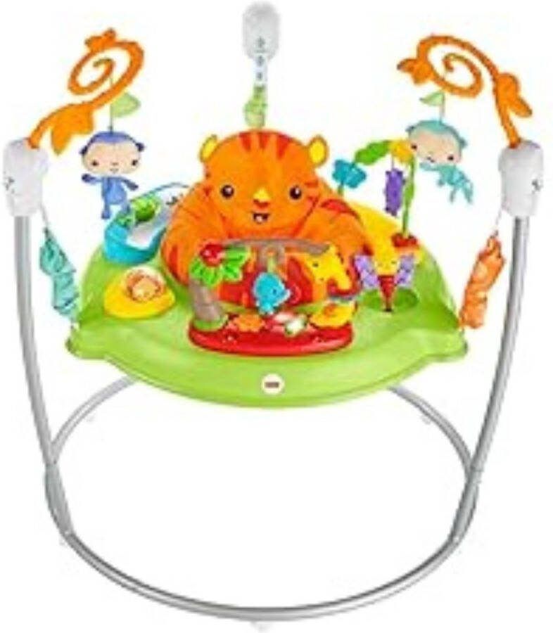 Merklooss Baby Jumper Speelgoed Kinderspeelgoed 1 Jaar Baby Speelgoed 0 Jaar Bouncer Oranje Tijger