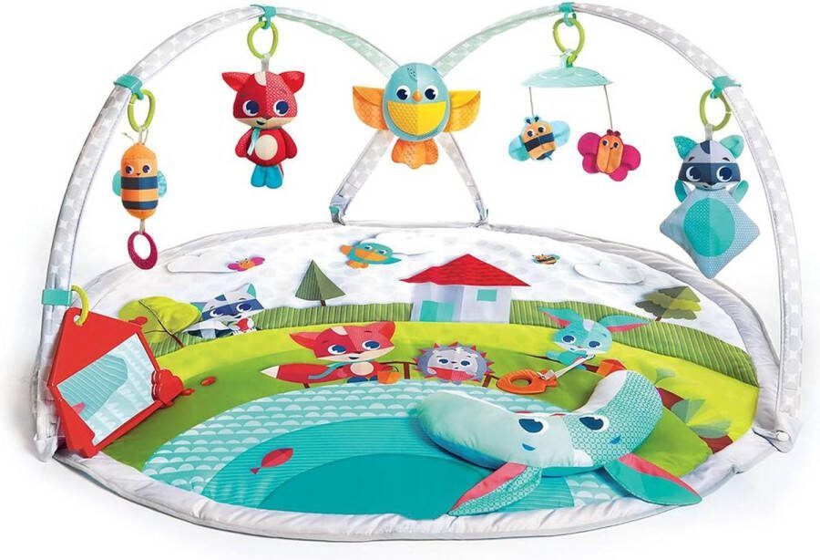 Merklooss Baby Speelkleed Met Boog Babyspeelgoed 0 Jaar Kinderspeelgoed 1 Jaar Speelmat Babygym Wit met Groen