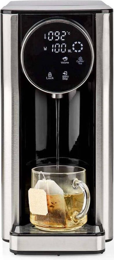 Merklooss Luxe Heetwaterdispenser Instant Waterkoker Heetwatertap Professionele Kwaliteit Zwart