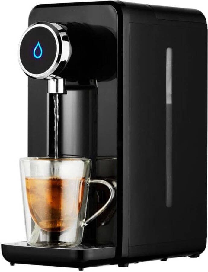 Merklooss Luxe Heetwaterdispenser Instant Waterkoker Heetwatertap Professionele Kwaliteit Zwart