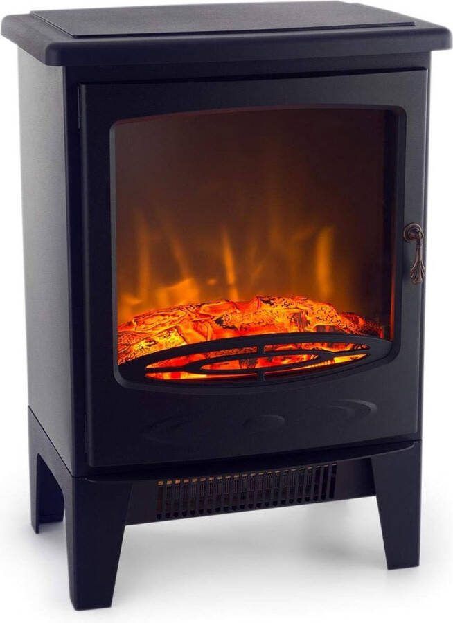 Merklooss Sfeerhaard Elektrisch Tafelhaard voor Binnen & Buiten Sfeerhaarden met Schouw 60x45x30cm Zwart
