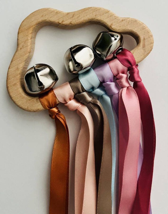 ''merkloos'' sans marque Regenboog vorm Handlint- Baby zintuiglijke speelgoed- Waldorf speelgoed Montessori houten peuterspeelgoed- vrij spelen dansles ballet turner- houten speelgoed