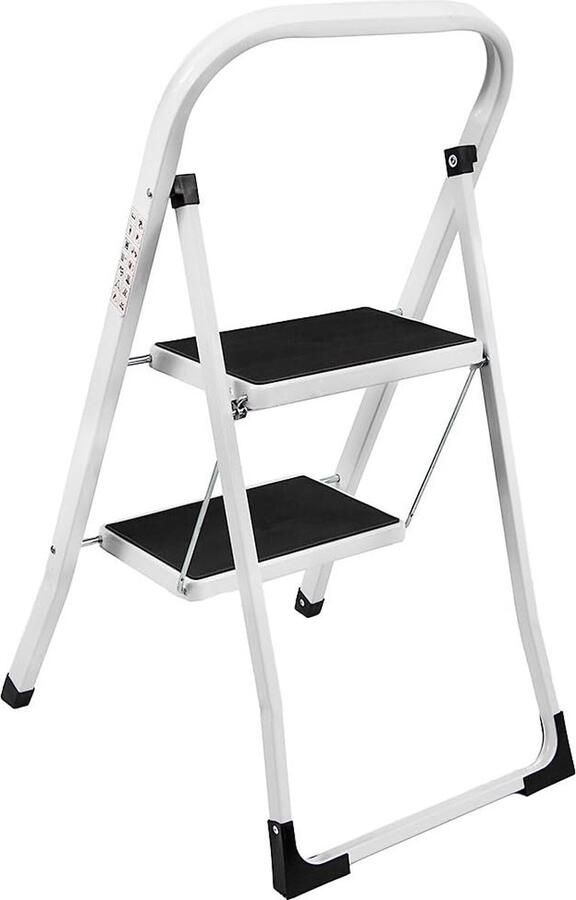 Merklose 2-Step Steel Draagbare Vouwen Heavy Duty Ladder Multi-Colour
