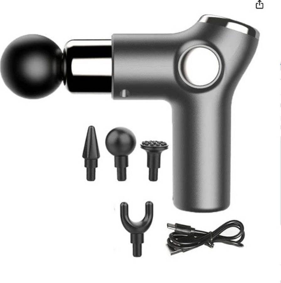 Merklose Mini Electric Fascia Massage Gun Black Color