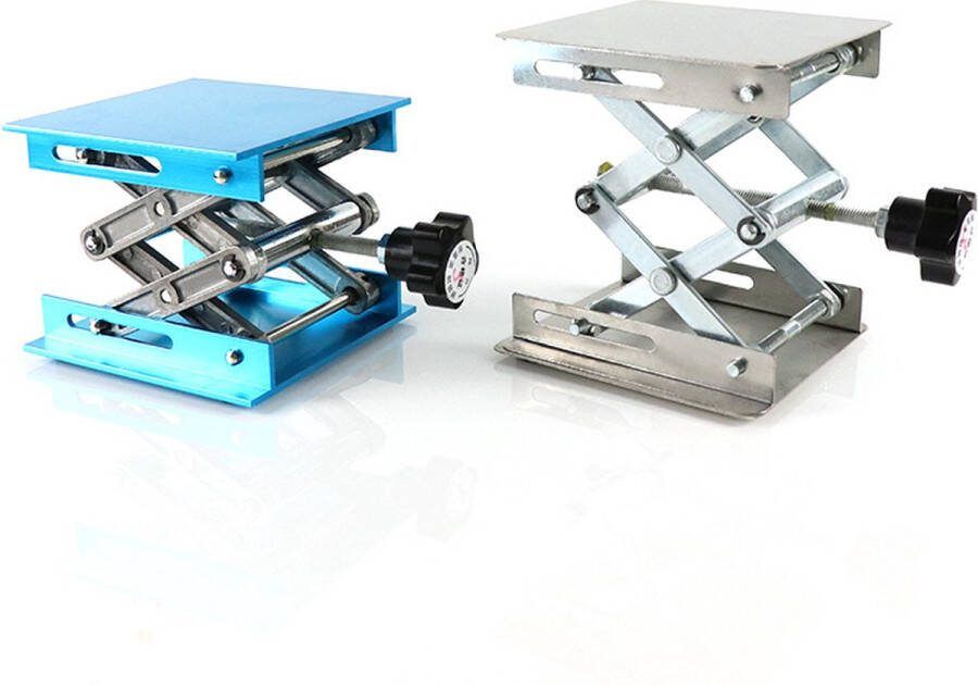 Merlooks Lift Tafel Lab Plaat Jack Schaar Stand Platform Router Werkbank Tafel Houtbewerking Lift Laboratorium Timmerwerk Gereedschap Blauw