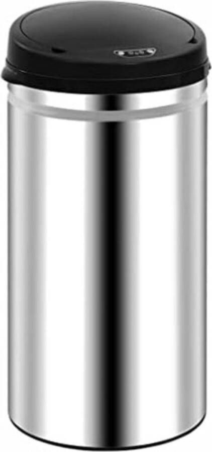 Merrkloos Sensor Prullenbak Automatische Prullenbak 50L (Zilver)