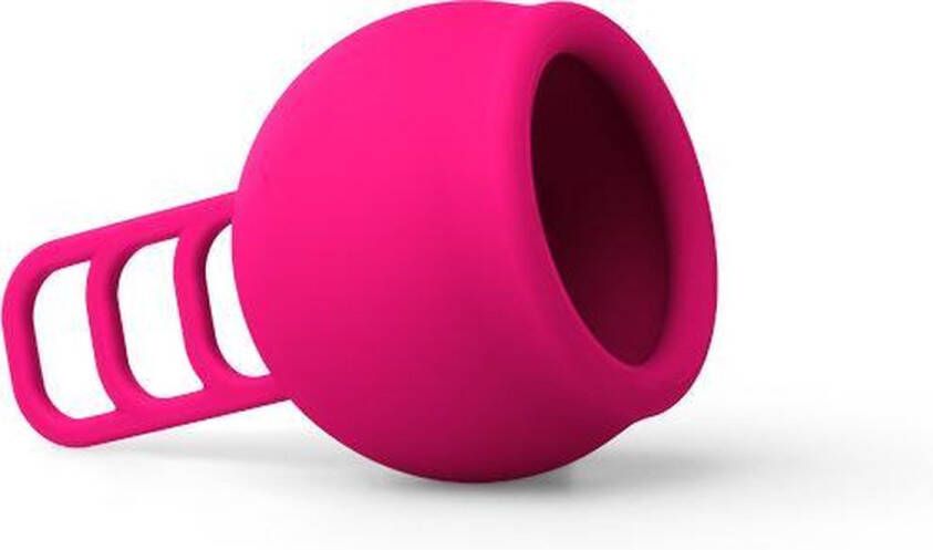 Merula herbruikbare menstruatiecup strawberry roze