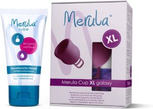 Merula menstruatie cup XL incl lube Galaxy XL