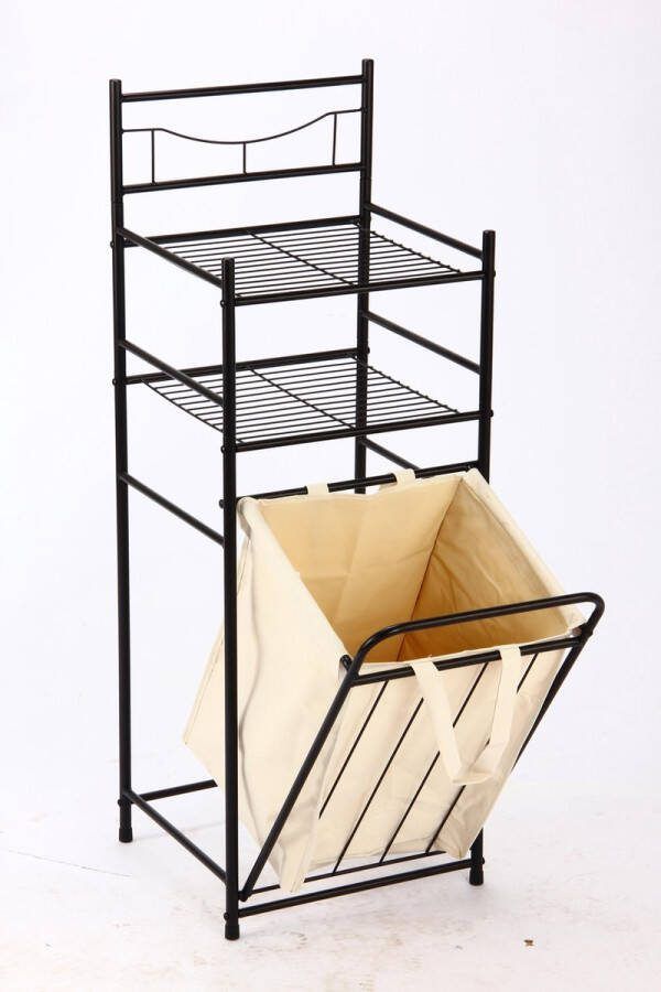 MESA LIVING Badkamermeubel Badkamerrek Luxe met Wasmand