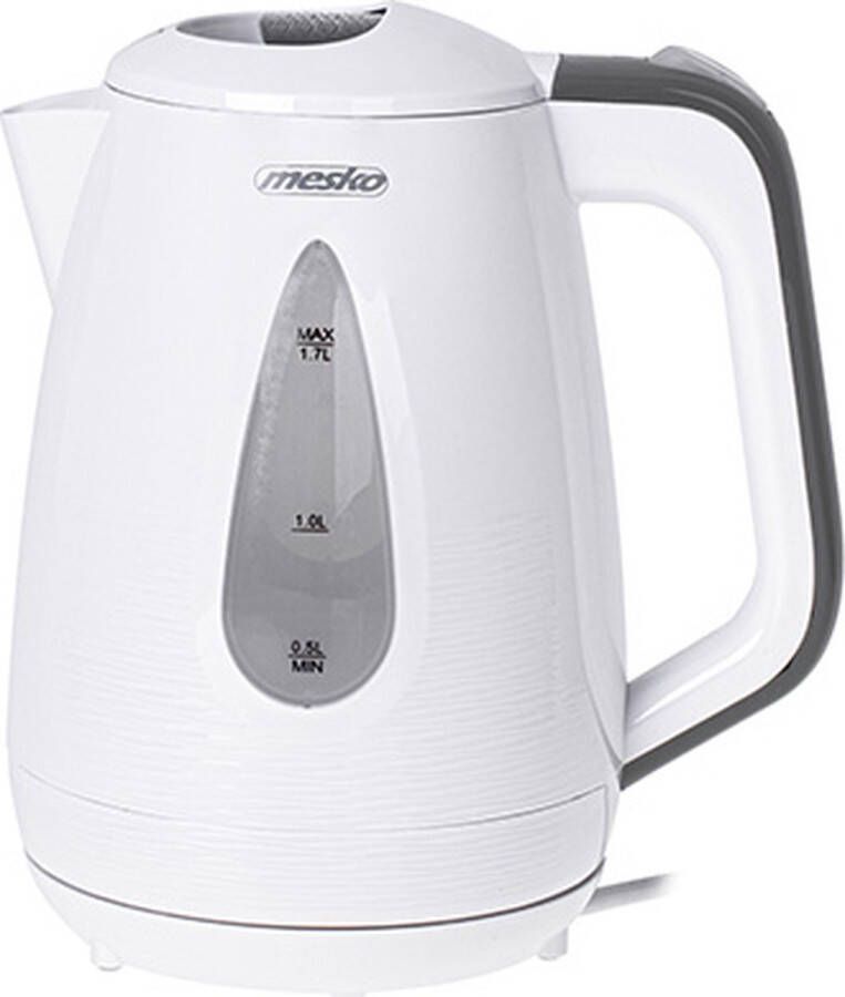 Mesko 1261 Waterkoker wit grijs 2200 watt 1.7 liter