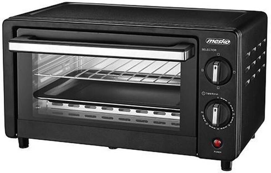 Mesko Elektrische Mini Oven 9 liter 1000W zwart MS 6013