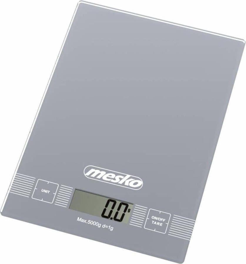 Mesko MS 3145 Keukenweegschaal digitaal zilver