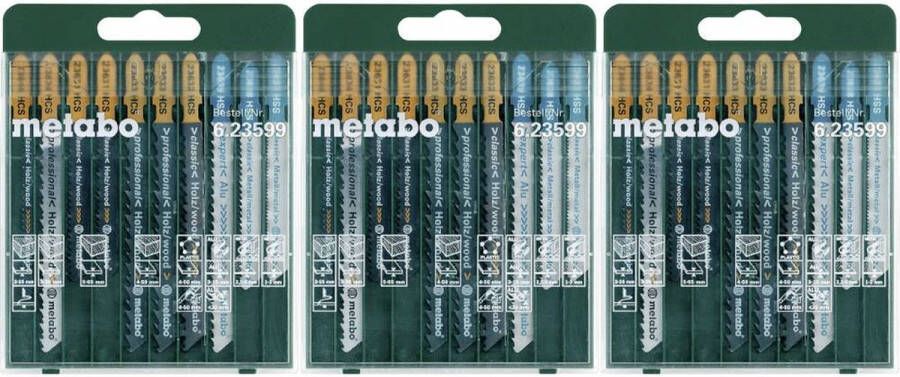 Metabo 3x 10-delig decoupeerzaagbladenset 3 set(s)