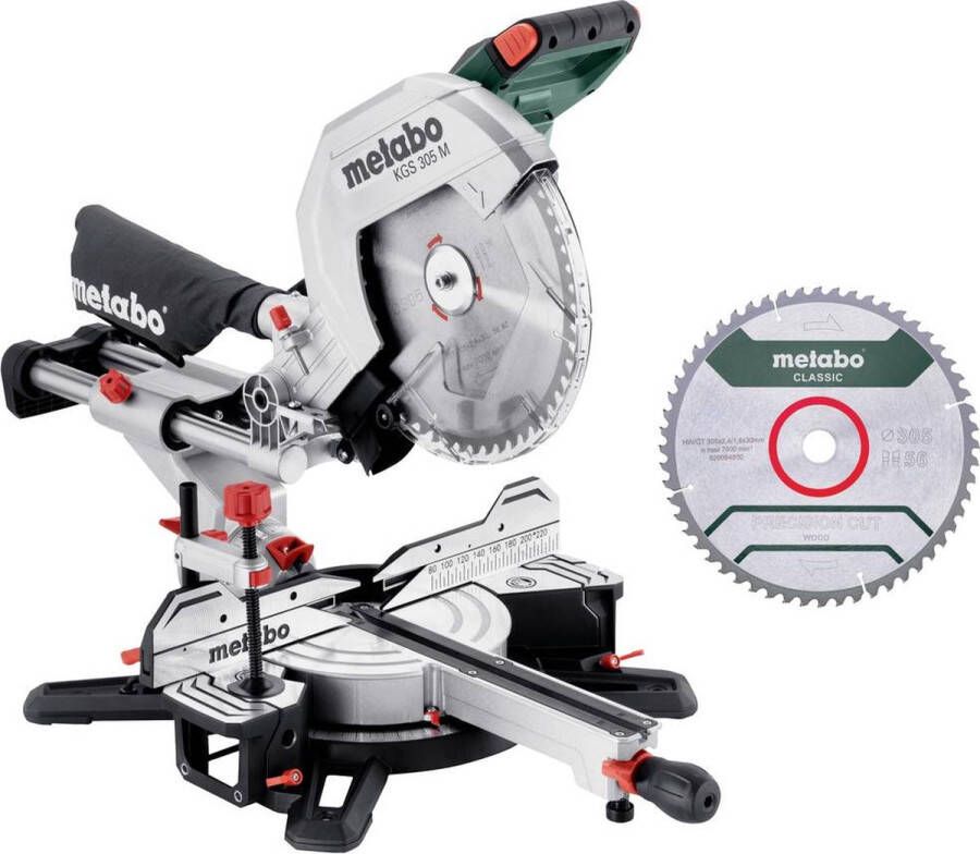 Metabo 613305900 Afkortzaag 1600 W 305 mm 30 mm