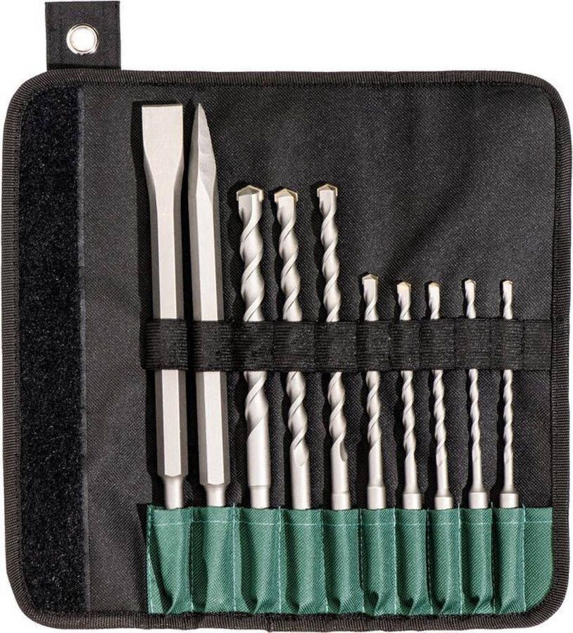 Metabo 630824000 10 delige SDS-plus boor beitel set in etui