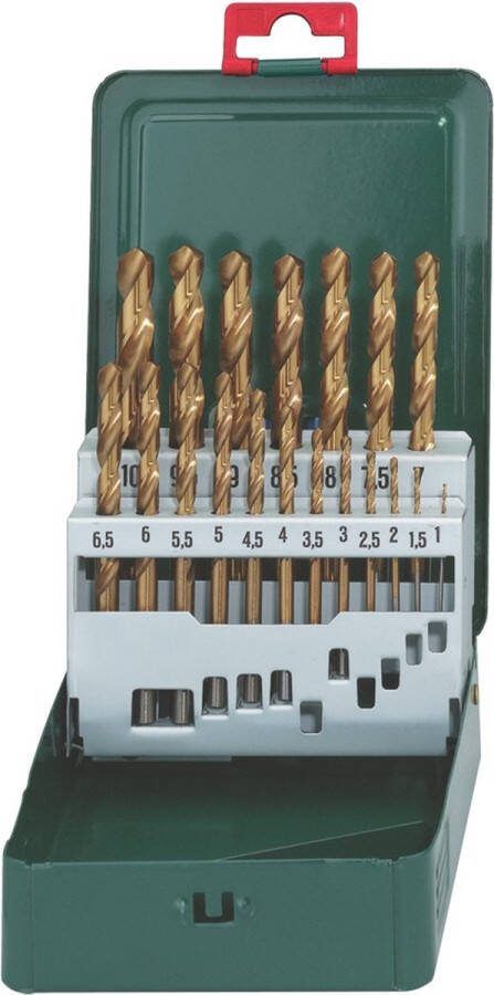 Metabo Accessoires Metabo 627173000 19-Delige Spiraalboren Borencassette HSS TIN