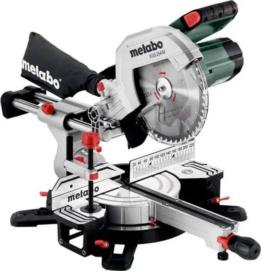 Metabo Afkortzaag KGS 254 M met trekfunctie nieuwste model 613254000