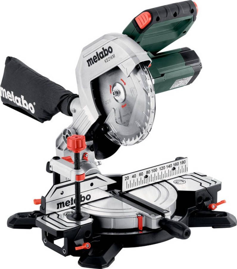 Metabo 610216000 Afkortzaag KS216M 1100 W 216 mm 30 mm