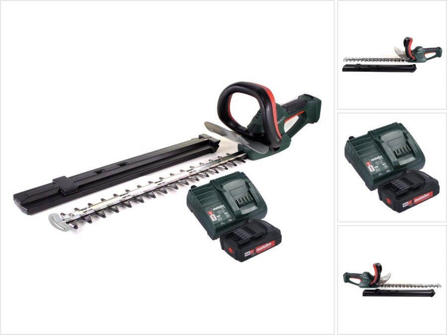 Metabo AHS 18-55 V accu heggenschaar 18 V 53 cm + 1x accu 2.0 Ah + lader