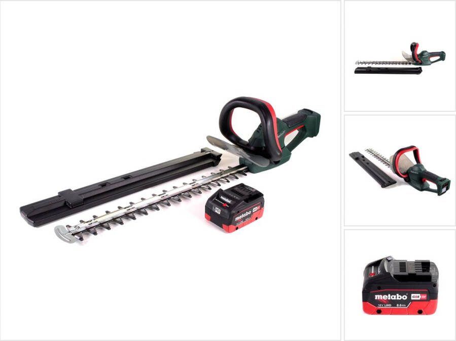 Metabo AHS 18-55 V accu heggenschaar 18V 53cm + 1x accu 8 0Ah zonder oplader