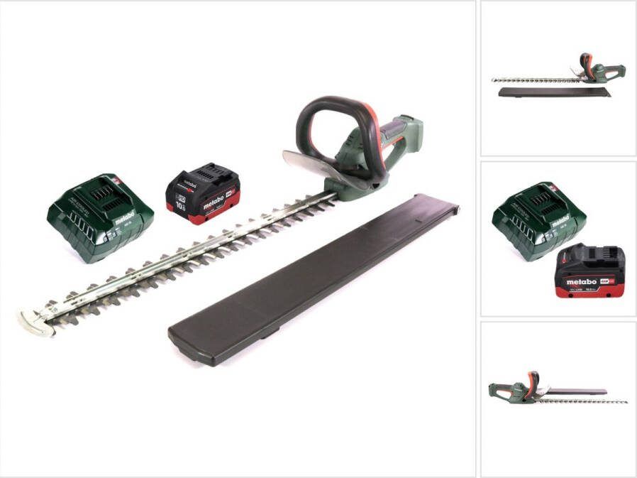 Metabo AHS 18-65 V accu heggenschaar 18 V 63 cm + 1x accu 10.0 Ah + lader