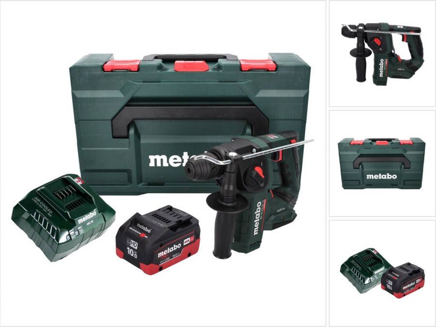 Metabo BH 18 LTX BL 16 accuklopboormachine 18 V 1 3 J SDS-plus Brushless + 1x oplaadbare accu 10 0 Ah + lader + X