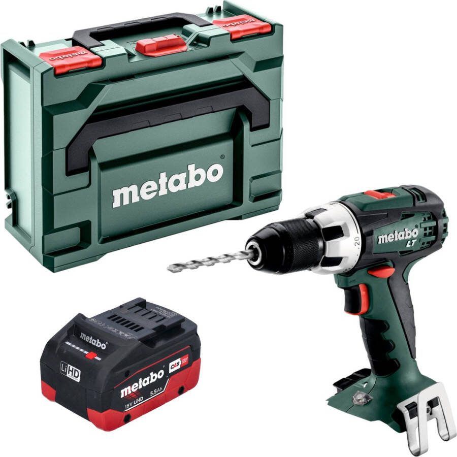 Metabo BS 18 LT accuboormachine 18 V 60 Nm + 1x LiHD accu 5.5 Ah + X zonder lader