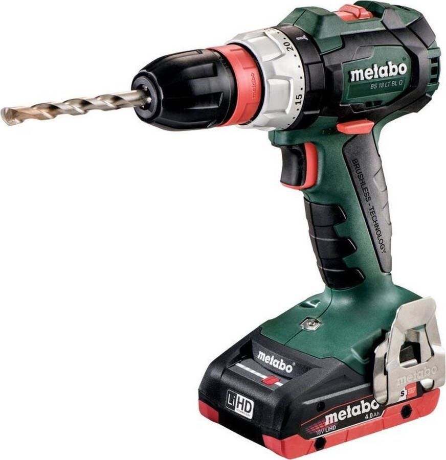 Metabo BS 18 LT BL Q 18V LiHD accu boor- schroefmachine set in koffer (2x 4 0Ah accu) koolborstelloos