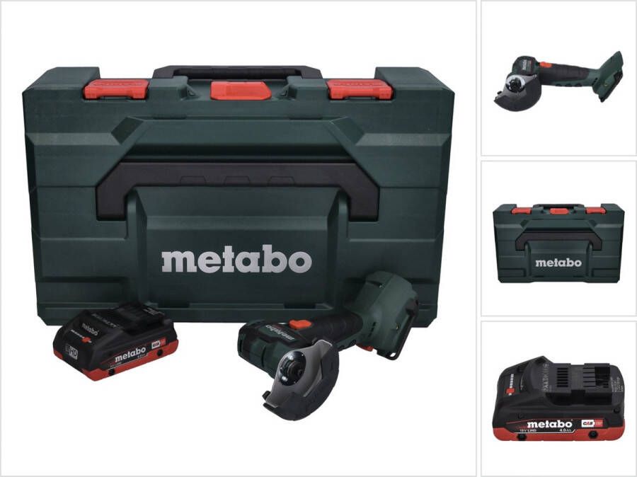 Metabo CC 18 LTX accu haakse slijper 18 V 76 mm borstelloos + 1x accu 4.0Ah + X zonder lader