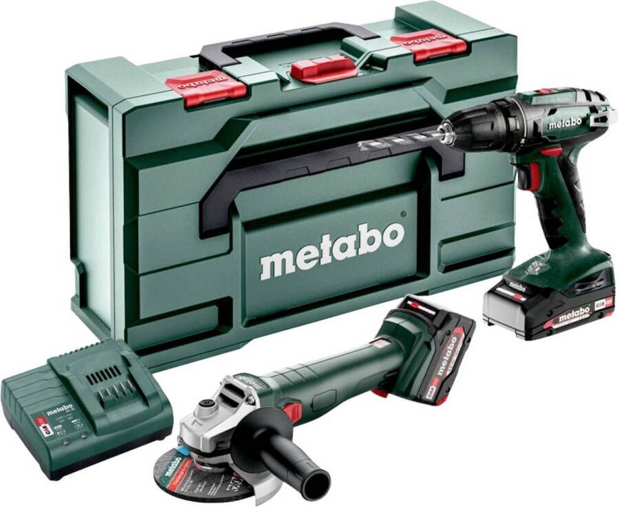 Metabo Accu Combo Set 18V BS 18 + W 18 | Elektrisch gereedschap | Outdoor&Vrije tijd Gereedschap | 4061792223790
