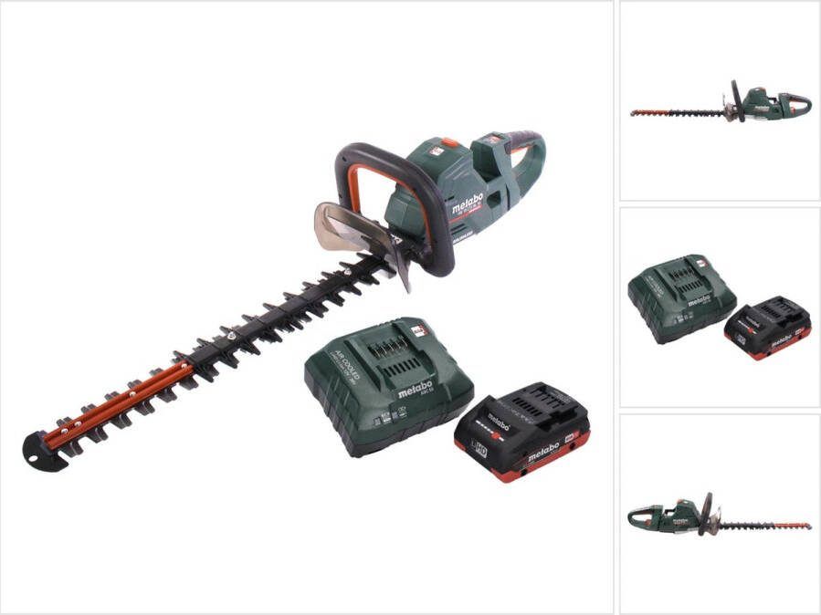 Metabo HS 18 LTX BL 55 accu heggenschaar 18 V 50 cm borstelloos + 1x accu 4.0 Ah + lader