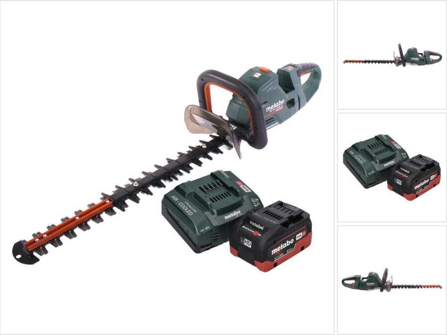 Metabo HS 18 LTX BL 55 accu heggenschaar 18 V 50 cm borstelloos + 1x accu 8.0 Ah + lader