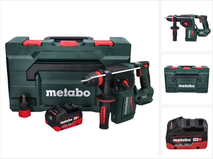 Metabo KH 18 LTX BL 24 Q 18 V 2 J accuklopboormachine + 1x 10 0 Ah accu + X ohne Ladegert