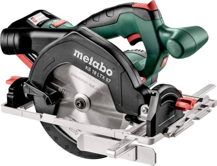 Metabo KS 18 LTX 57 18V LiHD accu cirkelzaag set in Metaloc (2x 8 0Ah accu) 57mm