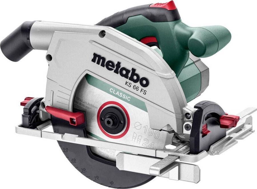 Metabo KS 66 FS Cirkelzaag 1500W 190mm
