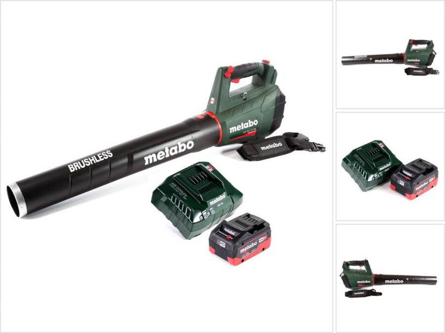 Metabo LB 18 LTX BL accubladblazer 18 V borstelloos + 1x accu 5 Ah + lader