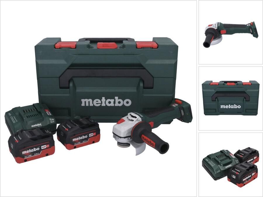 Metabo Accu haakse slijper WB 18 LT BL 11-125 Quick