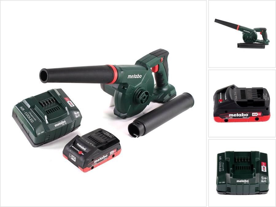Metabo AG 18 accu blazer 18 V + 1x LiHD accu 4.0 Ah + lader